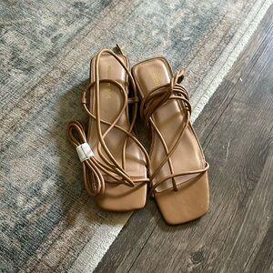 Madden girl lace up sandals size 9